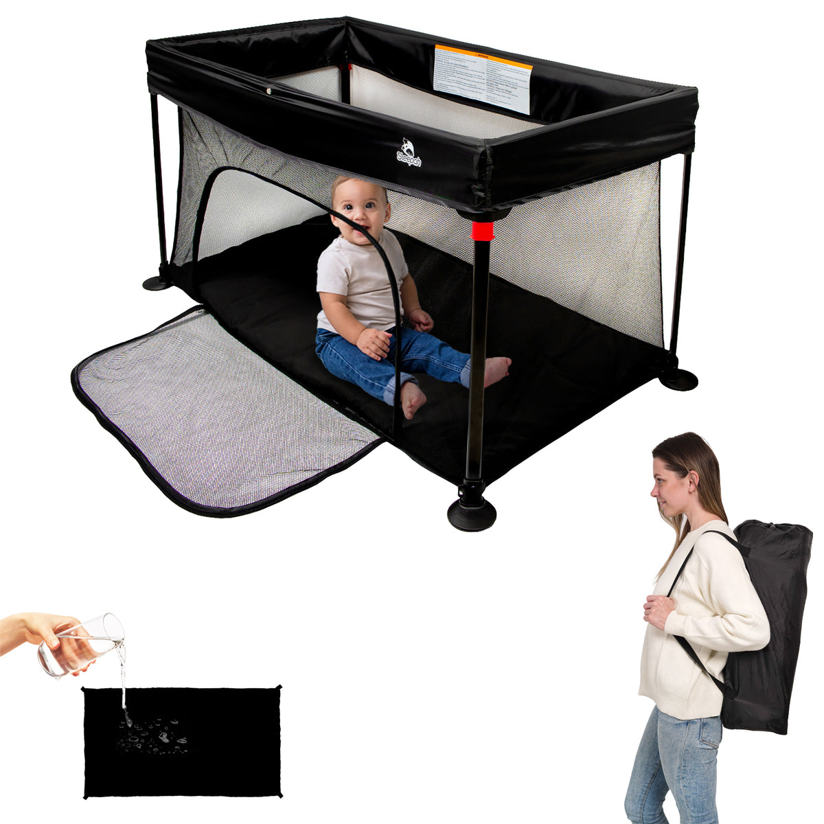 Portable crib playpen shop