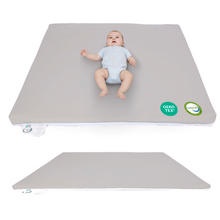 Load image into Gallery viewer, Baby Play Mat for Floor 50" x 50" – Waterproof Vegan Leather Tummy Time Mat – Easy to Clean with Removable Cover – Foam Support with Non-Slip Bottom for Infant, Kids & Toddler Crawling