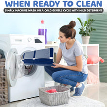 Load image into Gallery viewer, Sleepah Bath Kneeler and Elbow Kneeling Rest Pad Set for Baby Bathing – Waterproof Soft Memory Foam Mat Organizer Baby & Toddler Bath Time Toys Sponge