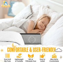 Load image into Gallery viewer, Sleepah Bed Rail for Toddlers Memory Foam Bed Bumper Guard w Dual Non-Slip Pads (Top &amp; Bottom) Bed Rail is Waterproof Washable Soft Removable Cover for Kids, Adults &amp; Seniors  (1 Pack)
