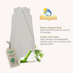 Sleepah Baby Super Soft Rayon Made from Bamboo Sleep Sack Sleeping Bag (0.5 TOG) for Babies and Toddlers for Warmer Summer