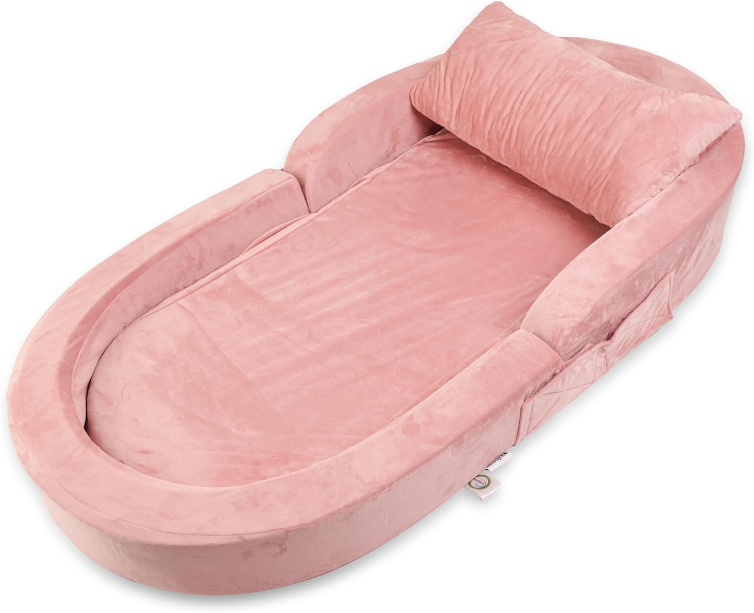 Sleepah Toddler Travel Bed Chair Foam Raised Safety Bumpers Fold