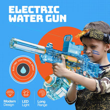Load image into Gallery viewer, Electric Water Guns with Real Recoil &amp; LED Silencer – Squirt Blaster Toy with Auto Rapid Fire, Rechargeable Battery, Long Range 26FT – Summer Water Toy for Kids Boys Girls Ages 4+
