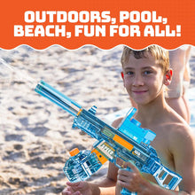 Load image into Gallery viewer, Electric Water Guns with Real Recoil &amp; LED Silencer – Squirt Blaster Toy with Auto Rapid Fire, Rechargeable Battery, Long Range 26FT – Summer Water Toy for Kids Boys Girls Ages 4+
