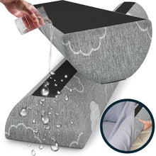 Load image into Gallery viewer, Sleepah Bed Rail for Toddlers Memory Foam Bed Bumper Guard w Dual Non-Slip Pads (Top &amp; Bottom) Bed Rail is Waterproof Washable Soft Removable Cover for Kids, Adults &amp; Seniors  (1 Pack)
