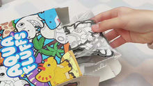 Load and play video in Gallery viewer, Aqua Fluffs Mess-Free 3D Puffs Art Kit for Kids Double-Sided Craft Set Kit
