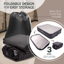 Load image into Gallery viewer, Sleepah Queen Air Mattress with Built in Pump Blow Up Air Bed (18” High) - Indoor &amp; Outdoor Beige
