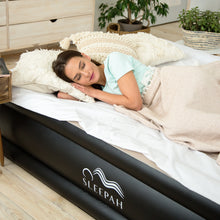 Load image into Gallery viewer, Sleepah Queen Air Mattress with Built in Pump Blow Up Air Bed (18” High) - Indoor &amp; Outdoor Beige
