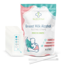 Load image into Gallery viewer, Breast Milk Alcohol Testing Strips (13 Pack) – Detect Alcohol in Breast Milk at Home – Individually Wrapped, Results in 2 Minutes
