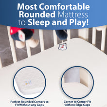 Load image into Gallery viewer, Sleepah Pack and Play Mattress Pad Portable Memory Foam; Double-Sided (Firm for Babies, Soft for Toddlers)
