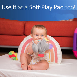 Sleepah Pack and Play Mattress Foldable Pad Double Sided w/Firm Side (for Babies) & Soft Memory Foam Side (for Toddlers) With Carry Case